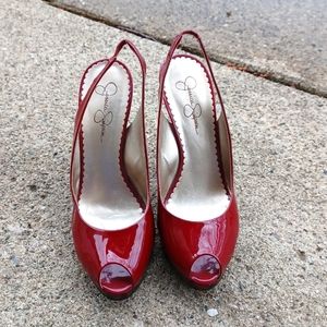 Jessica Simpson heels size 9 bought don't fit darn